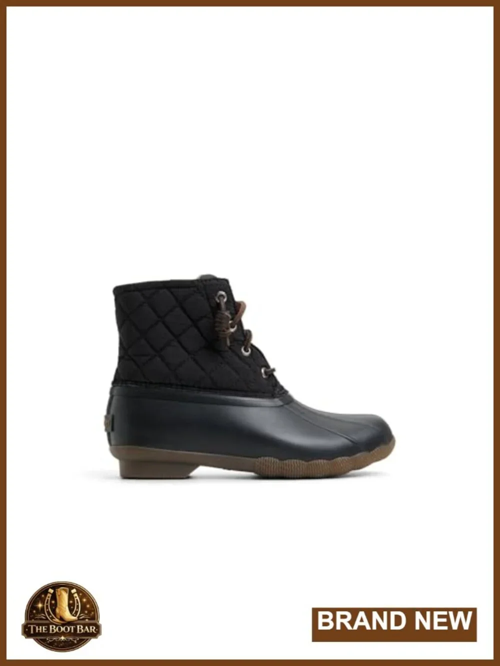 Duck Boot Ankle Boot Waterproof Zip Non-Marking Rubber Sole